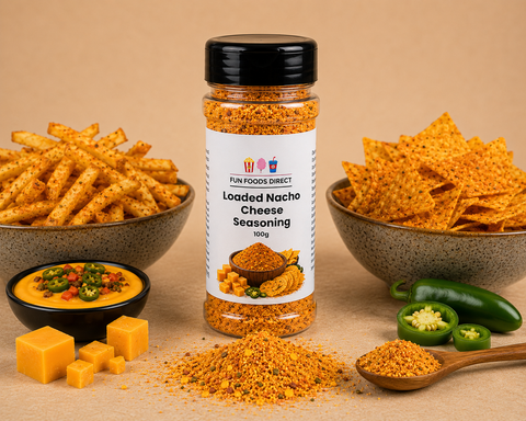 Loaded Nacho Cheese Seasoning 100g | Cheesy Flavour Boost for Chips, Fries & Snacks