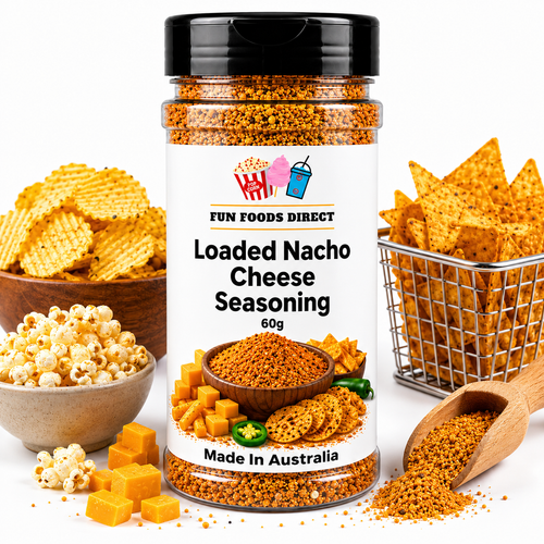 Loaded Nacho Cheese Seasoning 60g | Cheesy Flavour Boost for Chips, Fries & Snacks