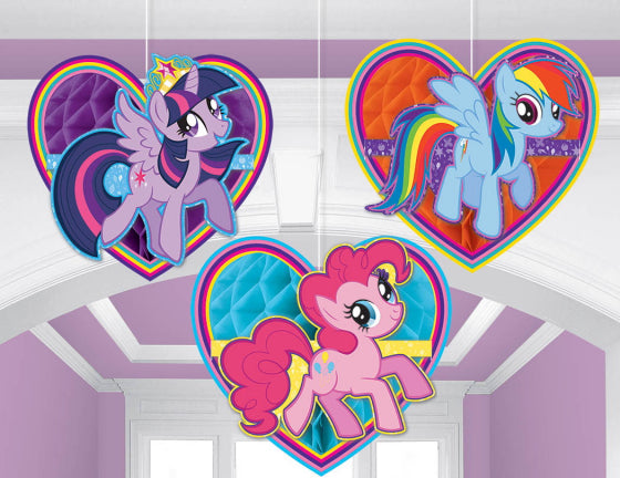 MY LITTLE PONY FRIENDSHIP HONEYCOMB DECORATIONS