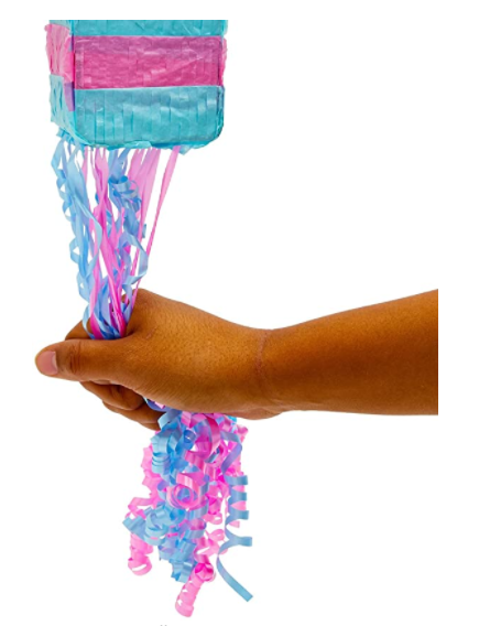 Gender Reveal 2D Pull String Pinata