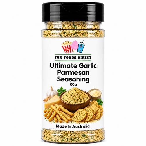 Ultimate Garlic Parmesan Seasoning 60g | Savoury Flavour Boost for Chips, Pasta & Snacks