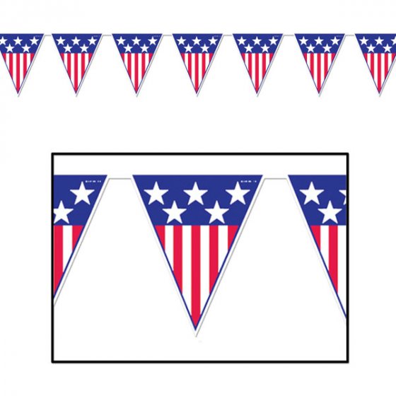 PENNANT FLAG BANNER SPIRIT OF AMERICA