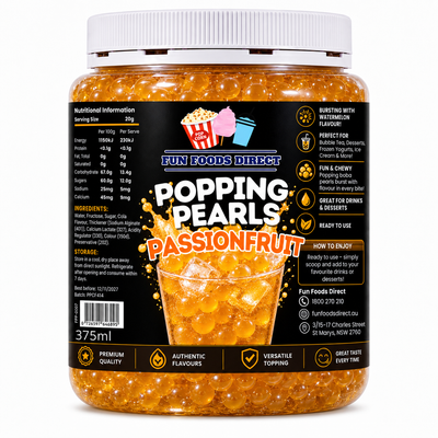 Popping Pearls Passionfruit – 375ml