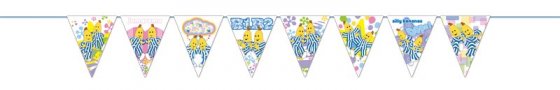 Bananas in Pyjamas Flag Pennant Banner