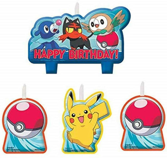 Pokemon MINI CANDLE SET 4