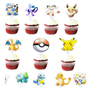 Pokemon Cupcake Toppers