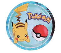 Pokemon Core Large Paper Plates