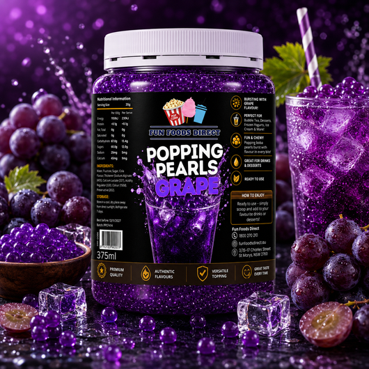 Popping Pearls Grape  – 375ML