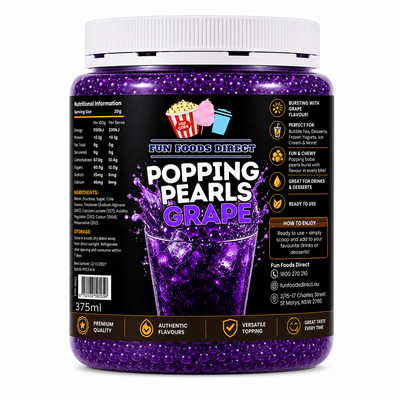 Popping Pearls Grape  – 375ML
