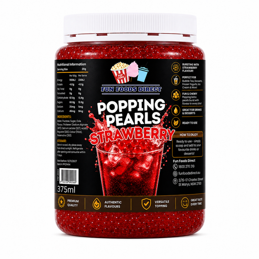 Popping Pearls Strawberry  – 375ML