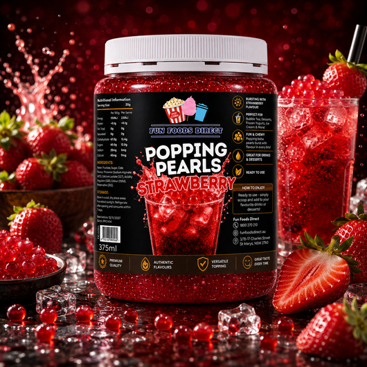 Popping Pearls Strawberry  – 375ML