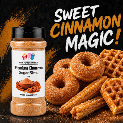 Premium Cinnamon Sugar Blend | Sweet & Spiced Topping for Churros, Doughnuts & Desserts