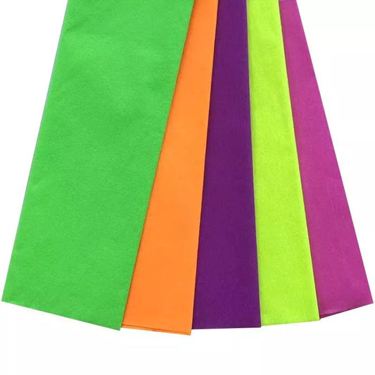 Fluro Crepe 500MM X 2.5M 1 Pack