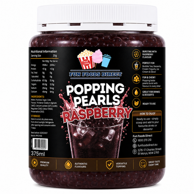 Popping Pearls Raspberry  – 375ML