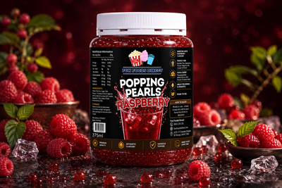 Popping Pearls Raspberry  – 375ML