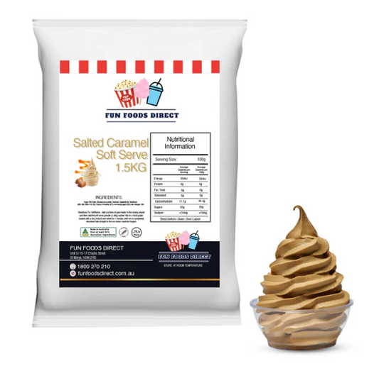 Salted Caramel Soft Serve
