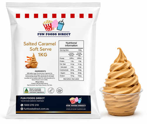 Salted Caramel Soft Serve