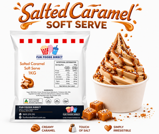 Salted Caramel Soft Serve