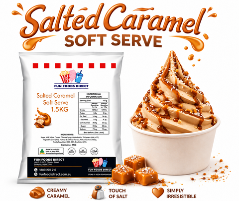 Salted Caramel Soft Serve