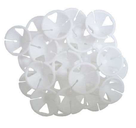 Balloon Sticks White 300 x 4mm Bag 100