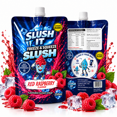Slush It Freeze & Squeeze Slush – Red Raspberry 250ml