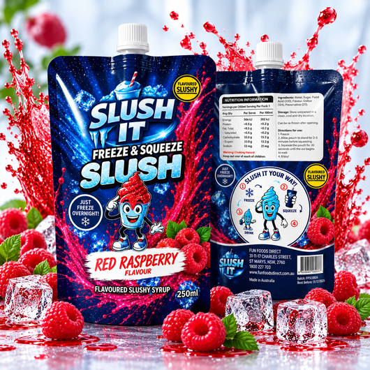 Slush It Freeze & Squeeze Slush – Red Raspberry 250ml
