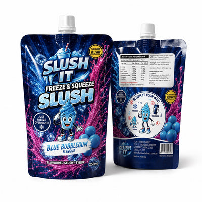 Slush It Freeze & Squeeze Slush – Blue Bubblegum 250ml