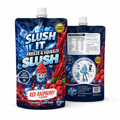 Slush It Freeze & Squeeze Slush – Red Raspberry 250ml