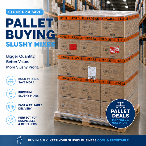 2L Slushy Syrup Pallet Buy – 270 Bottles (Mix & Match Flavours)