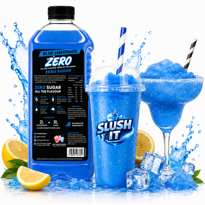 Slush It Zero Blue Lemonade Slushy Syrup – 2L