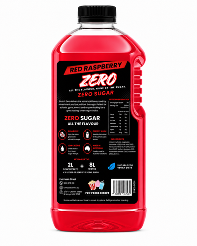 Slush It Zero Red Raspberry Slushy Syrup – 2L