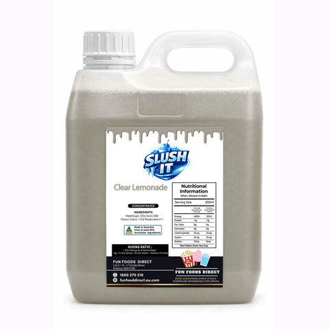 Traditional Clear Lemonade Slushy 2L Bottle