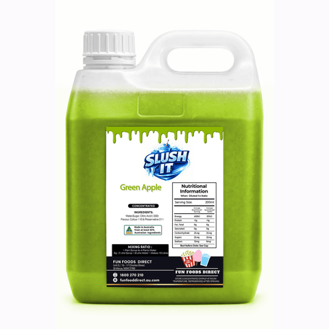 Green Apple Slushy 2L Bottle