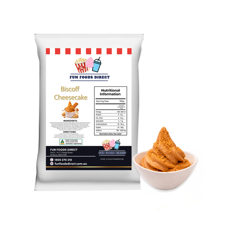 Biscoff Cheesecake Soft Serve Mix - Premium Dessert Flavour!