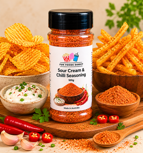 Sour Cream & Chilli Seasoning 100g | Creamy Spicy Flavour Boost for Chips & Snacks