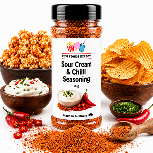 Sour Cream & Chilli Seasoning 70g | Creamy Spicy Flavour Boost for Chips & Snacks