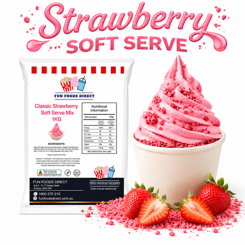 Classic Strawberry Soft Serve Mix
