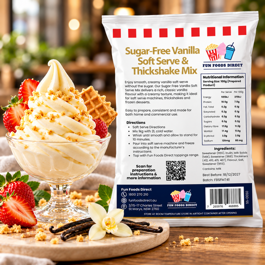 Sugar-Free Vanilla Soft Serve & Thickshake Mix 1kg