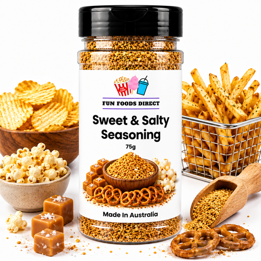 Sweet & Salty Seasoning 75g | Sweet Savoury Flavour Boost for Chips, Popcorn & Snacks