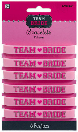 TEAM BRIDE RUBBER BRACELETS