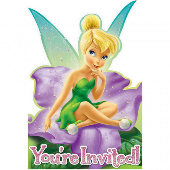 TINKER BELL BEST FRIEND FAIRIES POSTCARD INVITATIONS