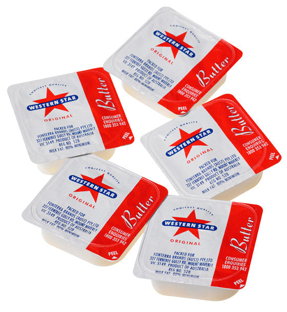 Western Star Butter Portions 200 pack