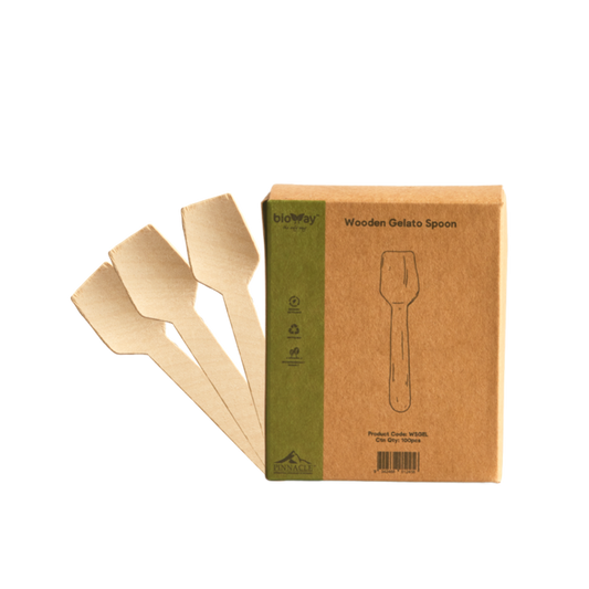 Wooden Gelato Spoon 100's