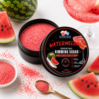 Watermelon Cocktail Rimming Sugar | Sweet, Refreshing & Perfect for Cocktails