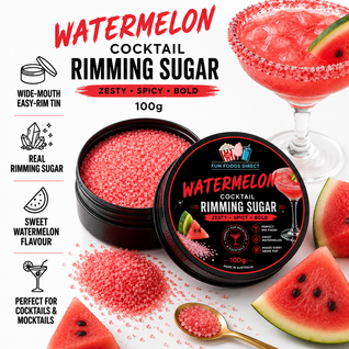 Watermelon Cocktail Rimming Sugar | Sweet, Refreshing & Perfect for Cocktails