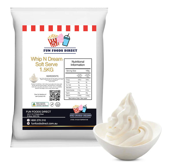 Whip N Dream Classic Vanilla Soft Serve Mix