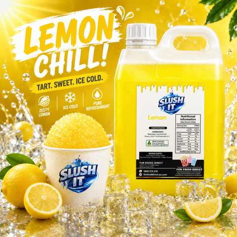 Lemon Sno Cone Bottle