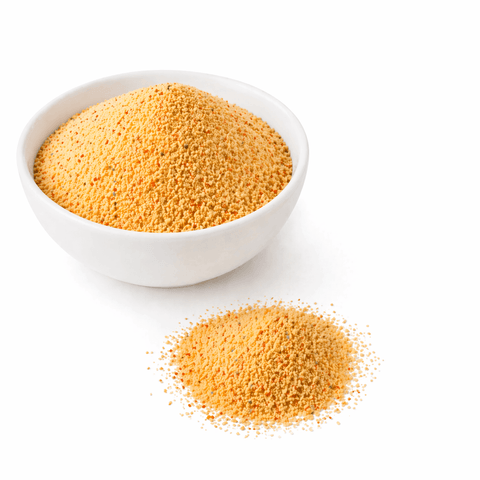 Old School Chicken Salt 1kg in a white bowl with a heap beside it, offering bold Aussie takeaway flavor.