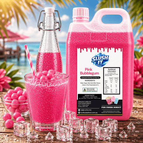 Pink Bubblegum Cordial Mixes 2L