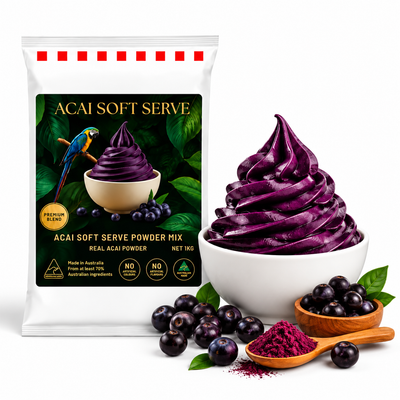 Acai Soft Serve Powder Mix 1KG
